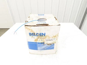 Belden 9451 006 Wire Spool 22AWG 2 Conductor 750' Blue Shielded Cable - Picture 1 of 9