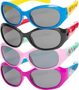 Polarized Sunglasses Children 100% UV Protection 400 Retro Flowers 30454 - Picture 1 of 25