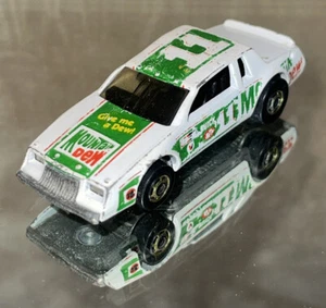 Hot Wheels Mountain Dew #11 Racing Stocker White Green 1982 Malaysia Metal Base - Picture 1 of 12