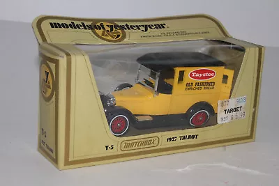 MATCHBOX MODELS OF YESTERYEAR #Y-5 1927 TALBOT DELIVERY TRUCK, TAYSTEE BREAD - Image 1 of 4