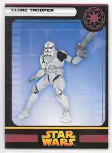 2005 Star Wars Miniatures Clone Trooper C Stat Card Only Swm Mini - Picture 1 of 2