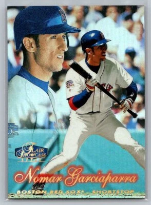 1998 Flair Showcase Row 2 #5 Nomar Garciaparra Boston Red Sox Baseball Card - Image 1 of 2