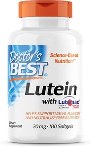 Lutein Featuring Lutemax, Non-Gmo, Gluten Free, Soy Free, Eye Health, 20 Mg, ... - Picture 1 of 12