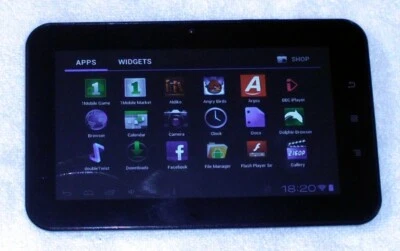 CnM Touchpad 7 inch 1.6GHz Dual Core Tablet in used condition  BLACK   - Image 1 of 4