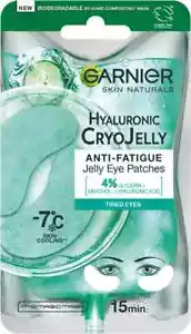 Garnier Hyaluronic Cryo Jelly Anti Fatique Jelly Eye Patches -7C Skin Cooling 5g - Picture 1 of 1