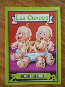 Image * Les CRADOS 3 N°122 * 2004 album card Sticker FRANCE Garbage Pail Kid  - Picture 1 of 1