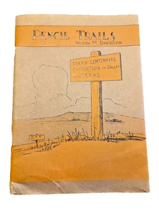 1936 Pencil Trails Texas Centennial Exposition in Dallas Texas Nelson Davidson - Picture 1 of 9