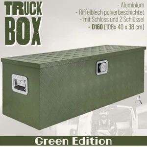 Green Tool Box Aluminum Tool Box D160 Trucky - Picture 1 of 7
