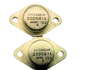 2SD581A "Original" Hitachi Transistor 2 pcs - Picture 1 of 1