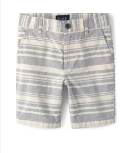 Boys NWT The CHILDREN'S PLACE Striped Chino shorts size 16 - Picture 1 of 2