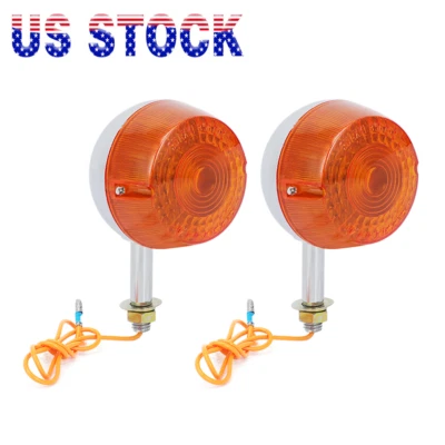 2x Luz indicadora de señal de giro para scooter para Suzuki FA50 Shuttle 1980-1991 Foto 1 de 4