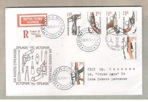 Weapons. History of small arms. First day cover. Bulgaria 1993 - Picture 1 of 2
