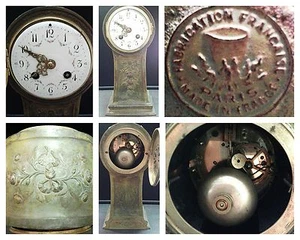 Antike Tischuhr Uhr Standduhr 1855 Paris Frankreich - Picture 1 of 1
