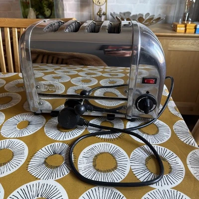 Dualit 40352 2200W Vario 4-Slice Toaster - Stainless Steel - Image 1 of 4