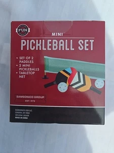 Nuevo En Caja Sellado Completo Mini Pickleball Juego de Mesa u Oficina Escritorio. - Imagen 1 de 4
