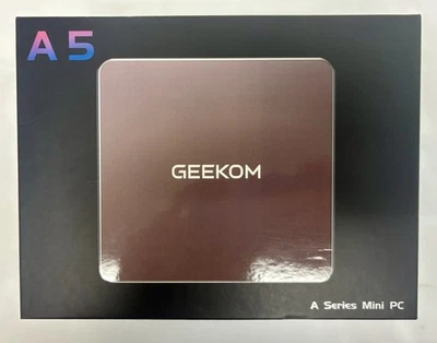 Mini PC GEEKOM A5, AMD Ryzen 7 5825U, DDR4 16GB + 512GB. Caja abierta nueva Foto 1 de 4