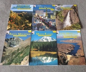 The Story Behind the Scenery & Nature's Book 📚 Lot 6 Rainier Rockies, Yosemite - Imagen 1 de 2