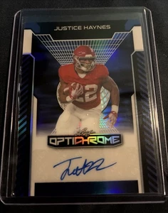 Justice Haynes 2025 Leaf Optichrome Auto Autograph /3 - Michigan - Picture 1 of 2