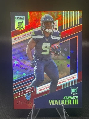 2022 Panini Donruss Elite - Rookies Kenneth Walker III #110   Stars /275 (RC) - Image 1 of 2