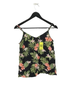 Pieces Women's T-Shirt XS Black 100% Viscose Camisole - Picture 1 of 5