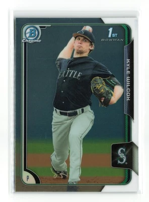 2015 BOWMAN CHROME KYLE WILCOX #72 RC MARINERS - Image 1 of 2