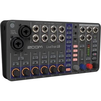 Zoom LiveTrak L-6 Portable 6-Channel Digital Mixer and Multitrack Recorder - Image 1 of 4