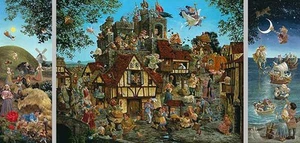 James Christensen Rimas y Razones Artista Firmado - Imagen 1 de 1