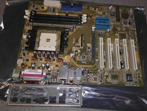 ASUS motherboard K8N SOCKET 754 Motherboard AGP PCI SATA IDE FDD optical audio - Picture 1 of 14