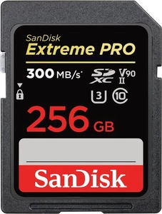 SanDisk 256GB Extreme PRO SDXC Card SD Card V90 Memory Card 8K 4K Full HD Video - Picture 1 of 6