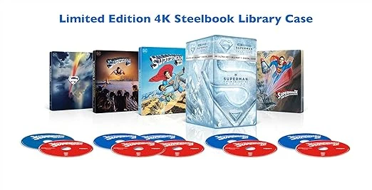 Superman 5-Film Collection Exclusive Amazon 4K UHD + Blu-ray + Digital Preorder - Image 1 of 3