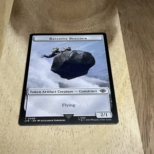 Ballistic Boulder Token 0008 MTG Magic Gathering Card NM Mint Lord Rings LTR - Picture 1 of 1