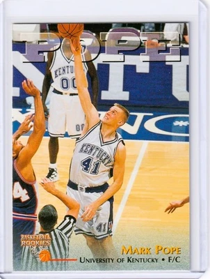 1996 Score Board Basketball Rookies Mark Pope #48 RC - Image 1 of 2