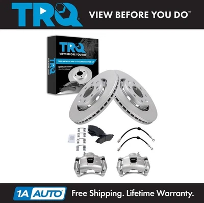 TRQ Front Brake Pad & Rotor Kit For 04-11 Chevrolet Aveo 07-11 Aveo5 Pontiac G3 - Image 1 of 4