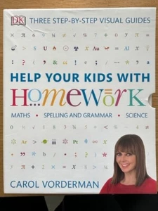 Carol Vorderman Help Yours Kids with Spelling/G, Maths,Science.3 Book Collectio - Picture 1 of 5