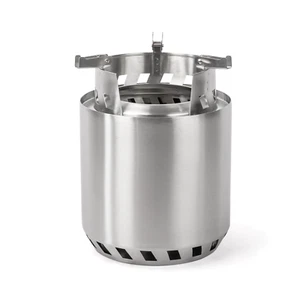 7"D Edelstahl integrierte Holzofen Lagerfeuerstelle - Bild 1 von 12