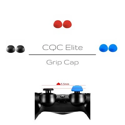 PS5 PS4 Controller Aim Assist | Thumbstick Gummi Kappen Set | Skull Grip Cap TOP - Bild 1 von 4