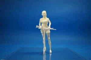 Resin Kit 598 1/24 Female soldier（with Scooter） - Picture 1 of 12