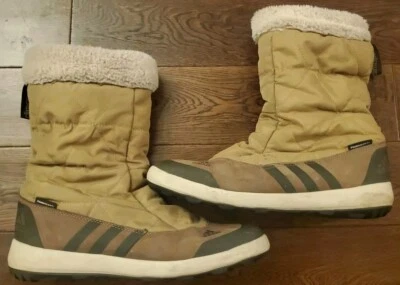 PRECIOSAS BOTAS DE NIEVE ADIDAS PRIMALOFT 2013 MARRÓN PARA MUJER TALLA US9.5 Foto 1 de 4