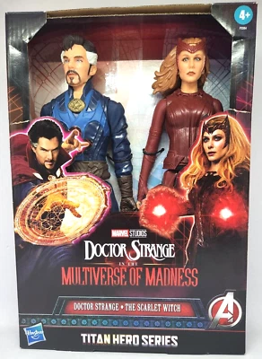 Marvel Avengers Titan Hero Series 2pk Doctor Strange and The Scarlet Witch Foto 1 de 4