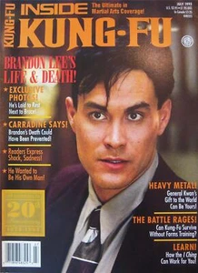 RARE 7/93 INSIDE KUNG FU BRANDON LEE DAVID CARRADINE BRUCE KARATE MARTIAL ARTS - Picture 1 of 1