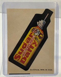 1974 Topps Wacky Packages Sugar Daffy Trading Card Sticker