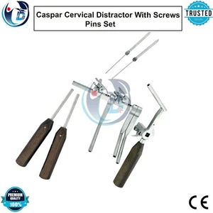 Caspar Distrattore Cervicale Con Viti Perni Set Set Neurochirurgico Ortopedico - Foto 1 di 6