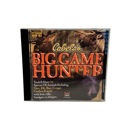 Cabela's Big Game Hunter PC CD Rom Game 1998 - Image 1 of 3