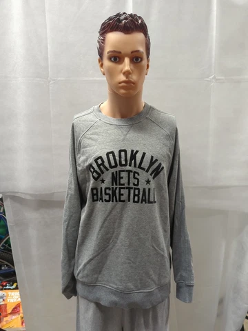 Brooklyn Nets Adidas Crewneck Sweater L NBA Cover