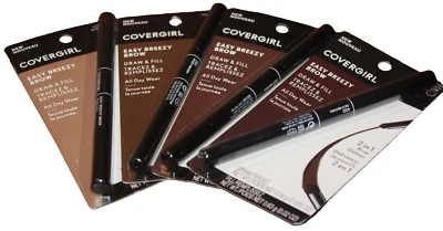 Covergirl Easy Breezy Brow Draw & Fill 2 in 1 Brow Definer PICK YOUR COLOR - NEW - Image 1 of 4