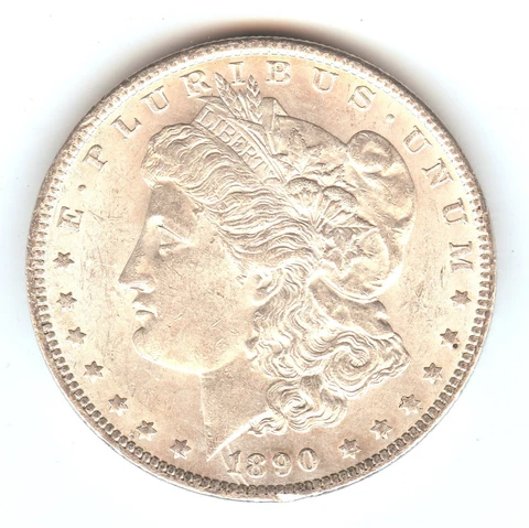 1890-P Morgan Dollar Choice BU Cover