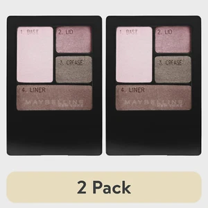 Maybelline Expert Wear Eyeshadow Quads, Lavender Smokes 08Q, 0.17 oz - Picture 1 of 3