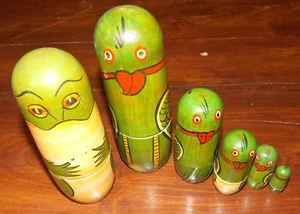 BOITES DE COLLECTION PEINTE A LA MAIN ARTISANAT DU CACHEMEERE  gigognes  LOT  - Imagen 1 de 1