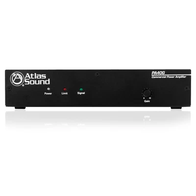 Atlas IED PA40g Single Channel, 40-Watt Power Amplifier with Global Power Supply - Image 1 of 2