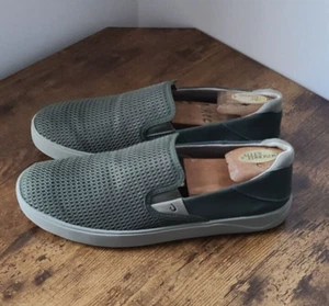 Olukai Shoes Mens 11 Green Lae'ahi Loafers Slip On Sneakers Mesh 10443-NQNQ - Picture 1 of 11